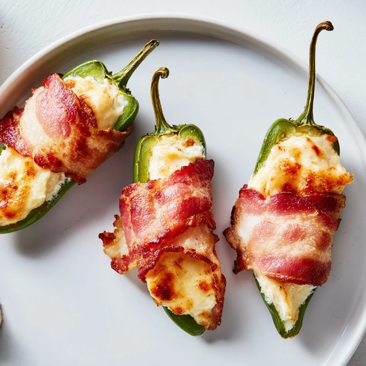 Express Holiday Jalapeño Poppers with bubbly cheese and crispy bacon, ready to enjoy.