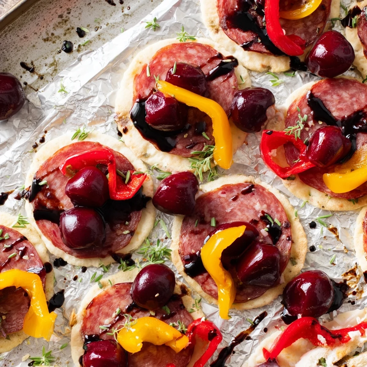 Delicious Crimson Tide recipe shows an elegant platter of red flavors ready to serve.