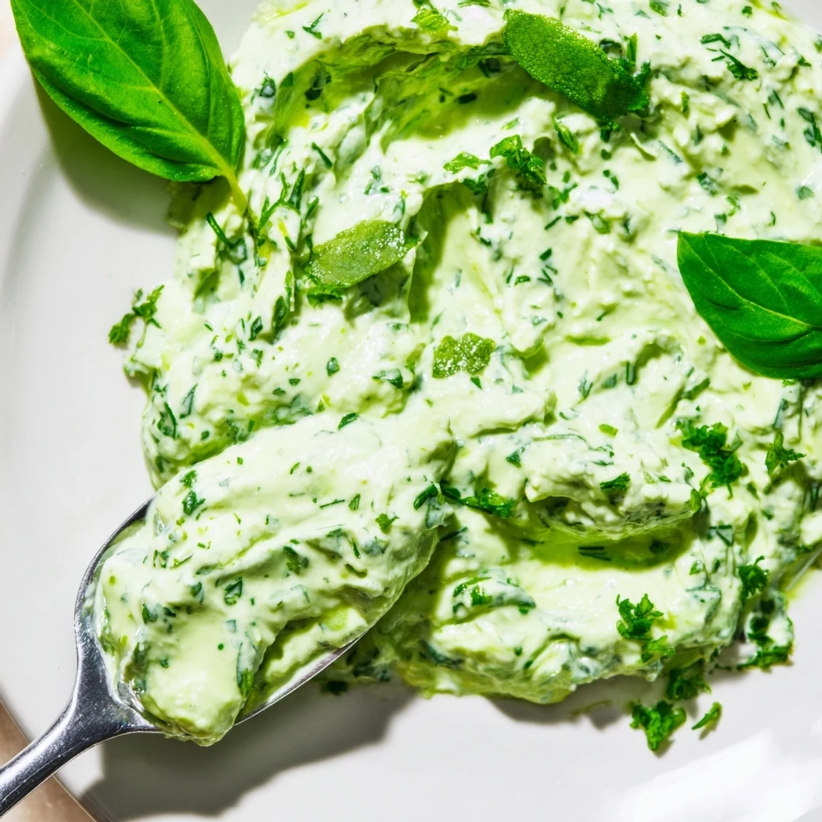 A bowl of creamy Green Goddess Salad Dip served with crunchy carrots, cucumbers, and vibrant peppers.