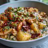 A vibrant one-pot chicken pineapple coconut curry with tender chicken, sweet pineapple, and creamy coconut milk, served over jasmine rice.