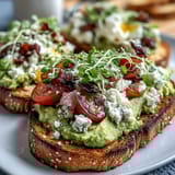 Spring Brunch Avocado Toast Board