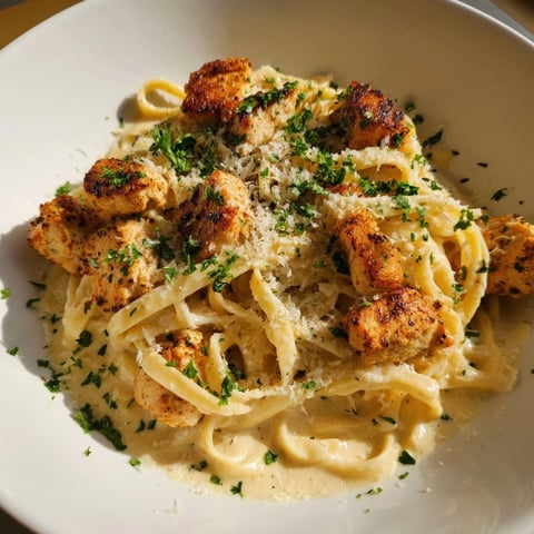 Cowboy Butter Chicken Pasta: A creamy, vibrant dish showcasing tender chicken and perfectly cooked pasta.