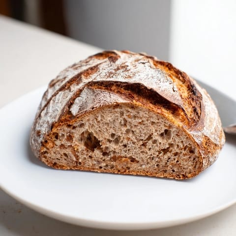 Rustic Sourdough Bread Loaf