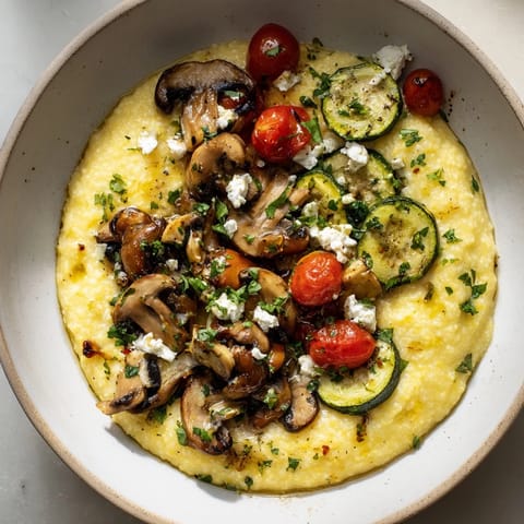 Cornmeal Mush Polenta Bowls