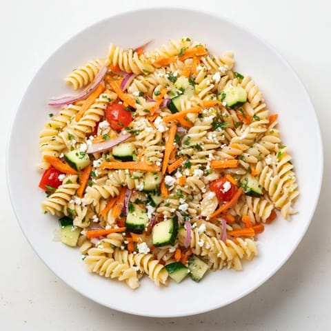 Pasta Salad Seasonal Veggies