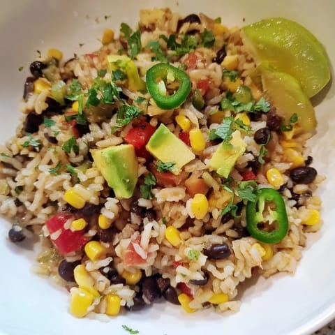 One-Pot Mexican Rice Beans