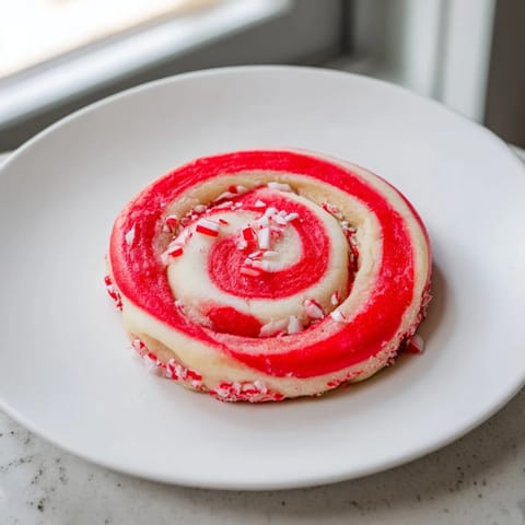 Candy Cane Pinwheel Cookies