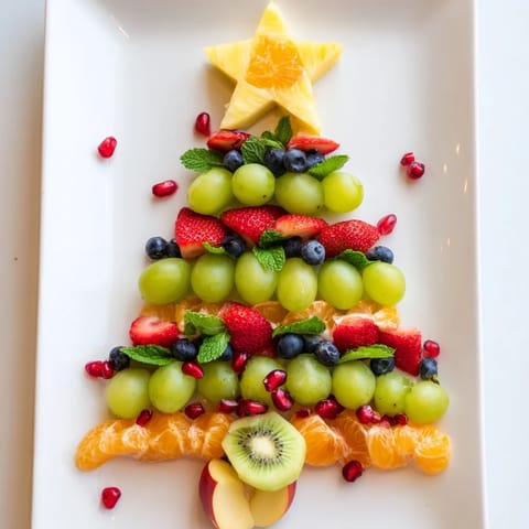 Quick Christmas Tree Platter