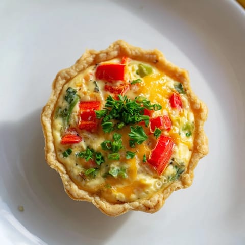 Easy Festive Mini Quiche Cups