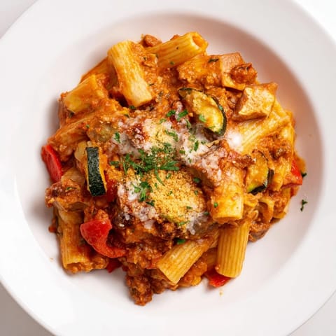 Spicy Vegan Chorizo Pasta