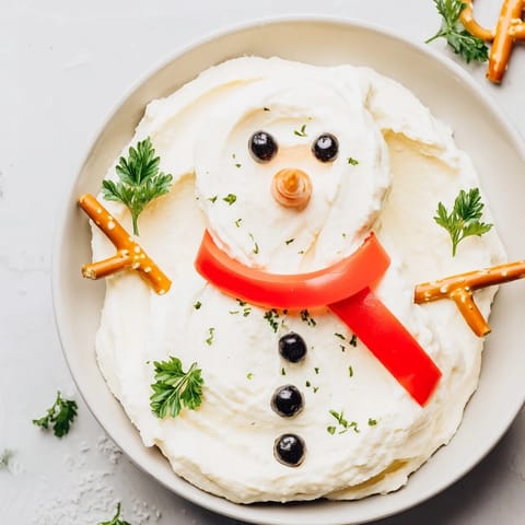 Melted Snowman Creamy Dip