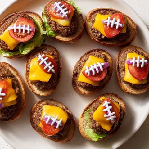 American Football Oval Burger