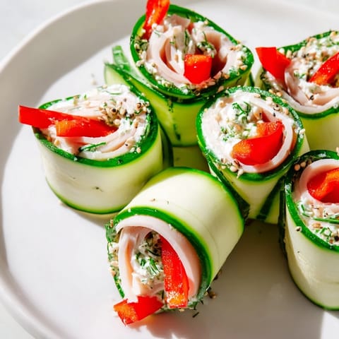 Cucumber Roll-Ups Low-Carb