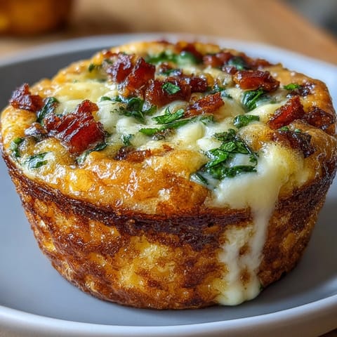 Delicious, easy-to-make ham and veggie egg muffins perfect for a healthy, protein-rich breakfast.  