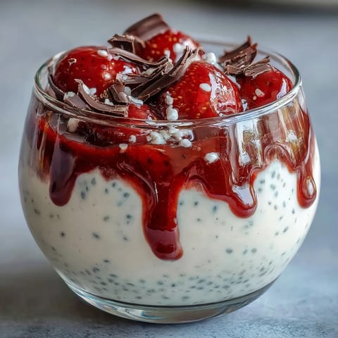 Strawberry Yogurt Chia Pudding