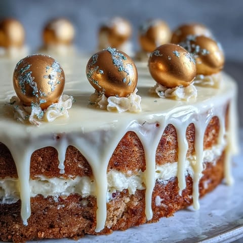 White Chocolate Drip Cake