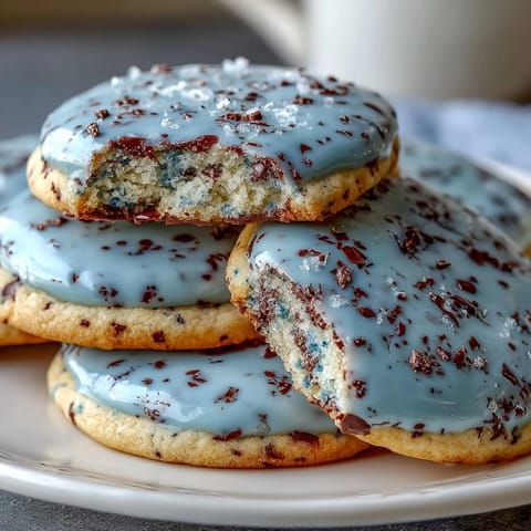 Robins Egg Speckled Sugar Cookies