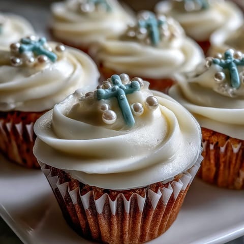Mini First Communion Cupcakes