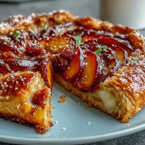 Summer Stone Fruit Galette Frangipane