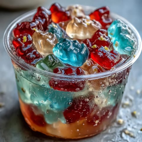 Gummy Bear Lemonade Jelly Cups