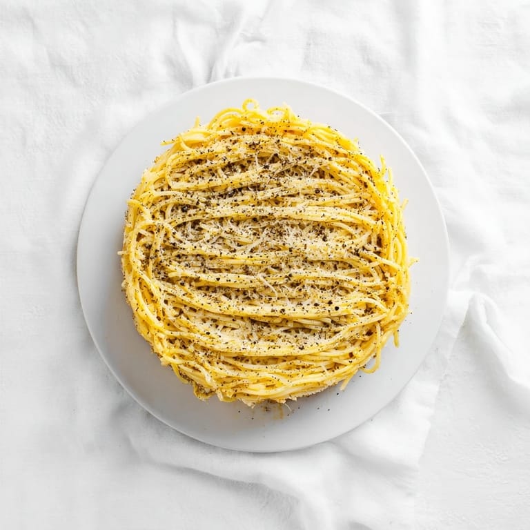 Imagine the amazing baked texture of this delicious Cacio e Pepe Pasta Pie with a perfect, crispy crust.