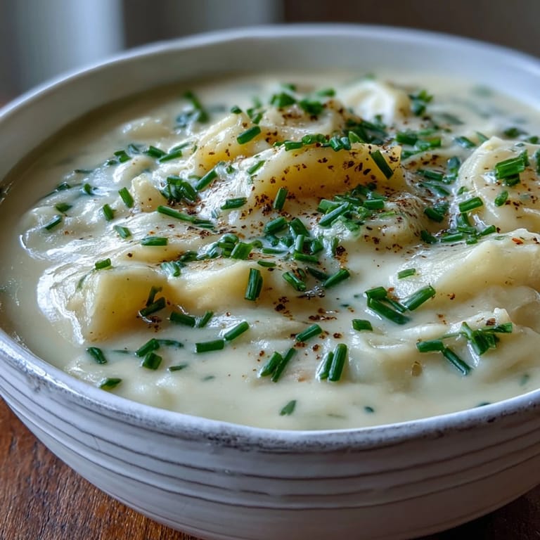 White and green sliced leeks sautéing in butter, the aromatic base for classic Potato Leek Soup.