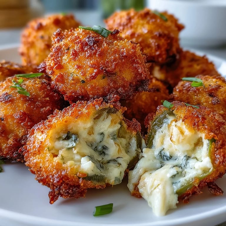 Mouthwatering Cajun Crab Poppers with panko topping, a perfect savory appetizer.