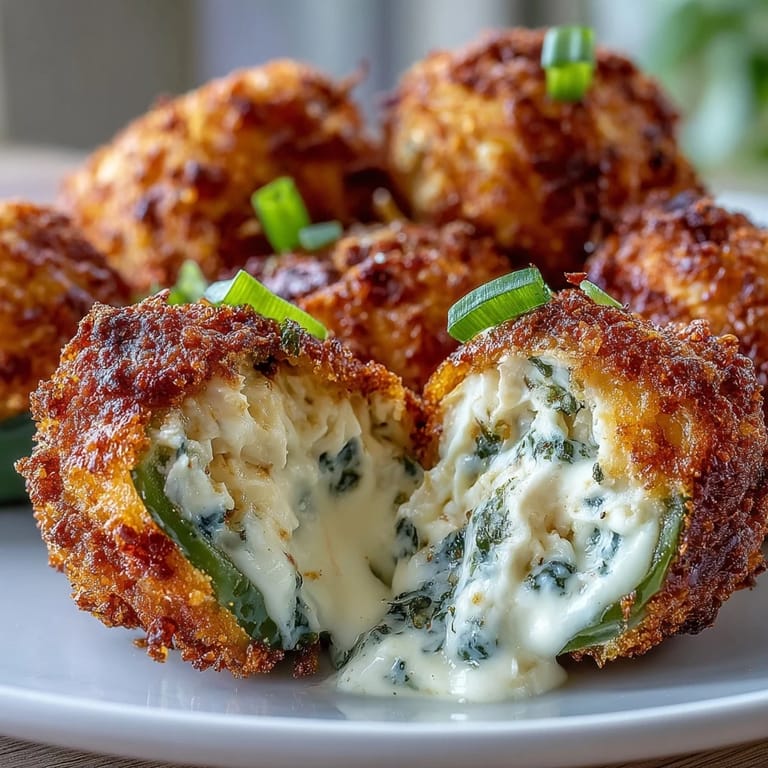Close-up of irresistible Cajun Crab Poppers, a festive Southern party starter.