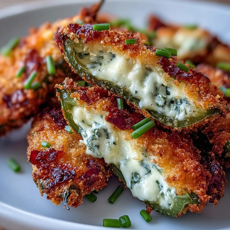 Eighteen Air Fryer Jalapeño Poppers arranged neatly with a side of cool ranch dip for dipping.