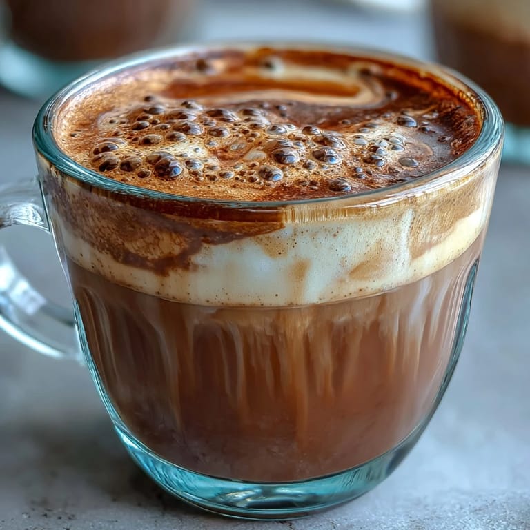 Aromatic hojicha flat white with rich, earthy notes, topped with silky steamed milk and served hot.