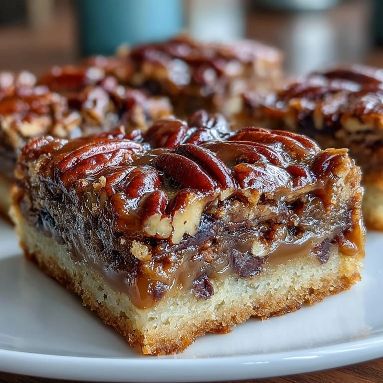 Buttery shortbread base topped with bourbon-spiked pecan filling, these Kentucky Derby Pecan Pie Bars are a Southern classic reimagined.