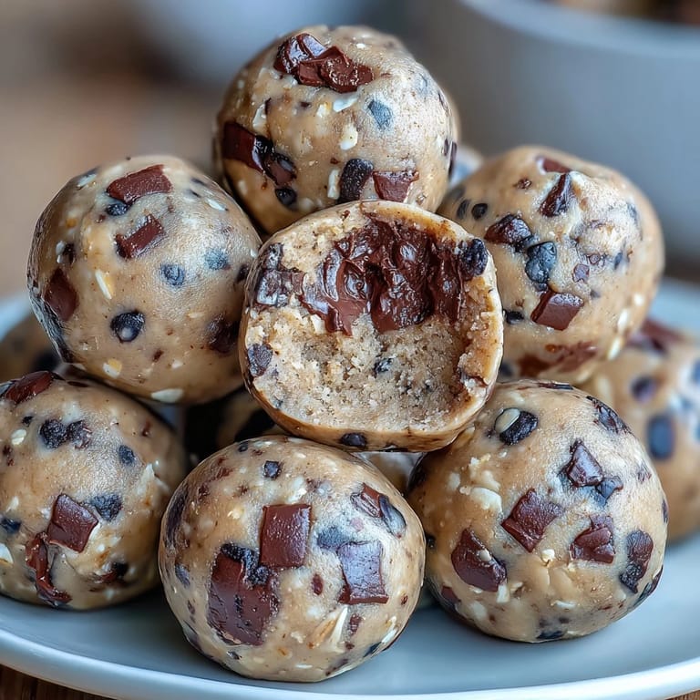 Enjoy these easy, high-protein cookie dough bites as a quick, satisfying treat or post-workout snack.