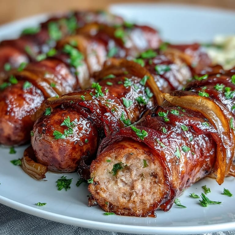 Aromatic sheet pan sausage and peppers, seasoned with herbs and spices, creating a satisfying and easy meal.