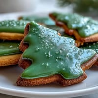 Shamrock-shaped sugar cookies decorated with glossy green royal icing, perfect for St. Patrick's Day celebrations and festive dessert tables.