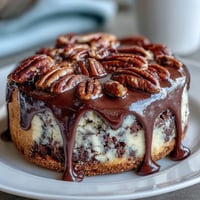 Decadent Kentucky Derby Chocolate Pecan Tart with a rich chocolate filling and crunchy pecans in a buttery crust.