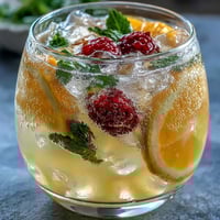 A vibrant graduation lemonade bar with fresh fruit and herbs for customizable drinks.  